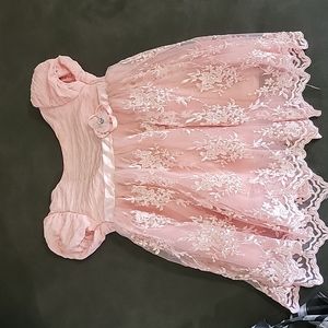 Beautiful pink baby's dress. 12 M Nannette baby dress wore once